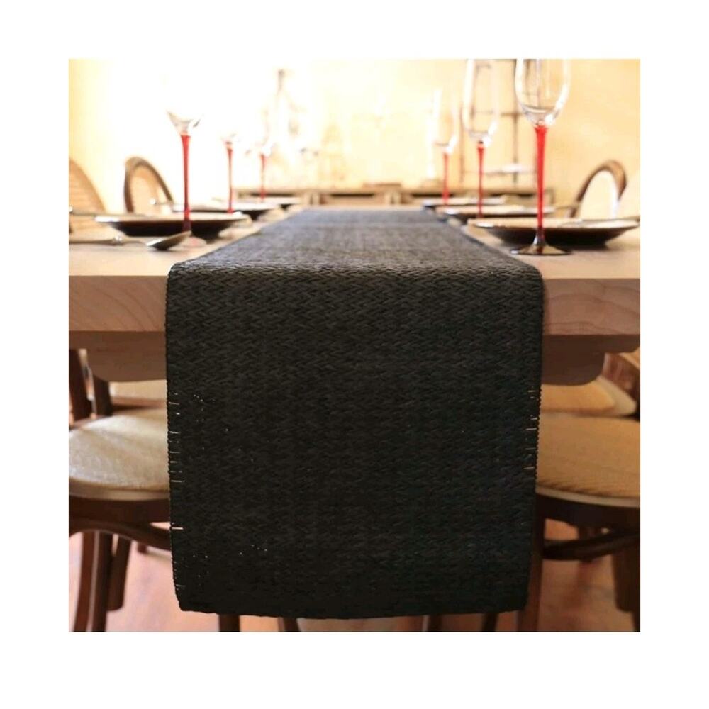 AHHFSMEI Natural Paper Braided Tablerunner 90 Inches Long for Dining Tables... - Picture 2 of 6